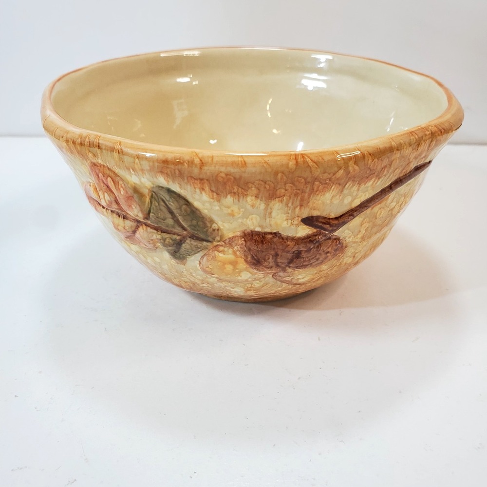 Autumn Leaves Leaf Ceramic Bowl Butternut Fall By Christina Ladas for Ambiance